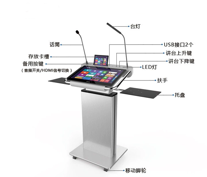 電腦一體化數(shù)位演講臺(tái)-02