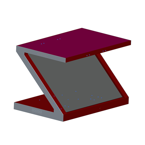 科技館展示柜32寸3D互動(dòng)展示柜高端首飾寶石珠寶180度全息投影裝飾設(shè)計(jì)