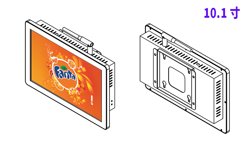 10.1寸壁掛廣告機(jī)數(shù)字標(biāo)牌
