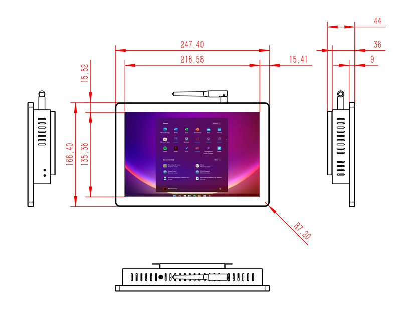 Windows電容觸摸廣告機(jī)