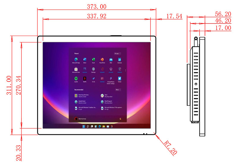 Windows電容觸摸廣告機廠家