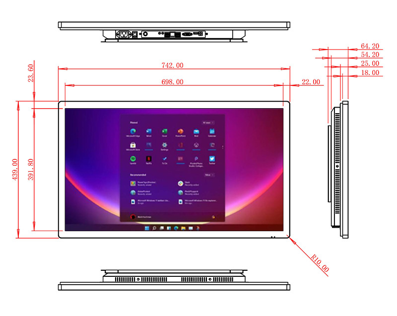 Windows廣告機電容觸摸價格