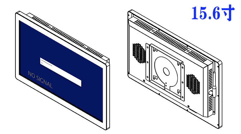 15.6寸壁掛HDMI輸入顯示器