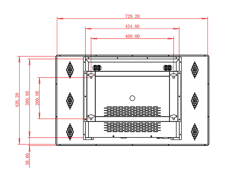 32寸壁掛高清HDMI輸入顯示器