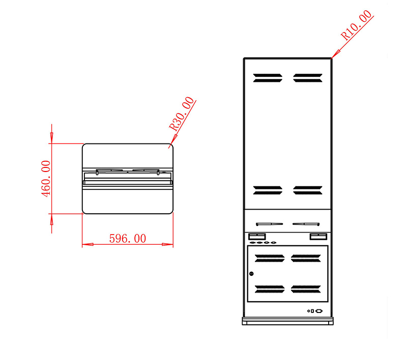 windows電容觸摸立式液晶廣告機