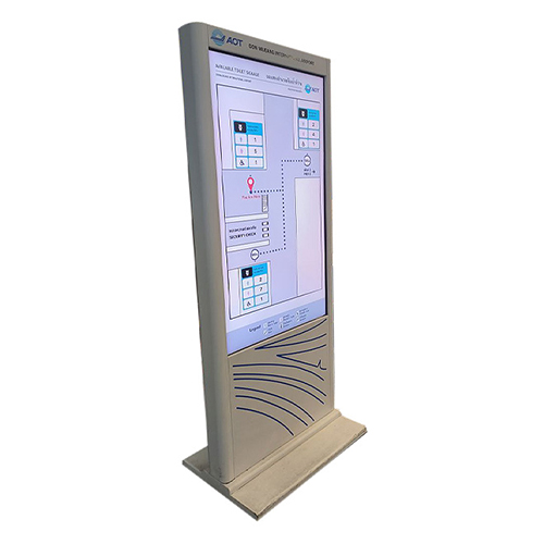 55寸機場立式導航指引廣告一體機紅外屏高鐵站車站路線規(guī)劃指示牌多媒體廣告機
