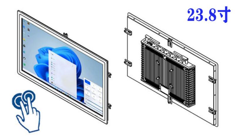 觸摸屏一體機工控機
