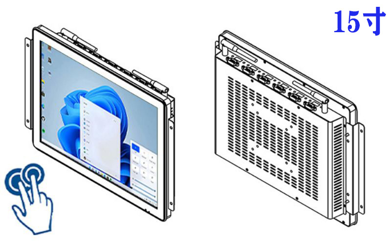 15寸內嵌式工控機