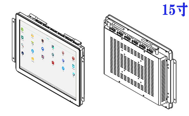 15寸嵌入式安卓一體化顯示屏