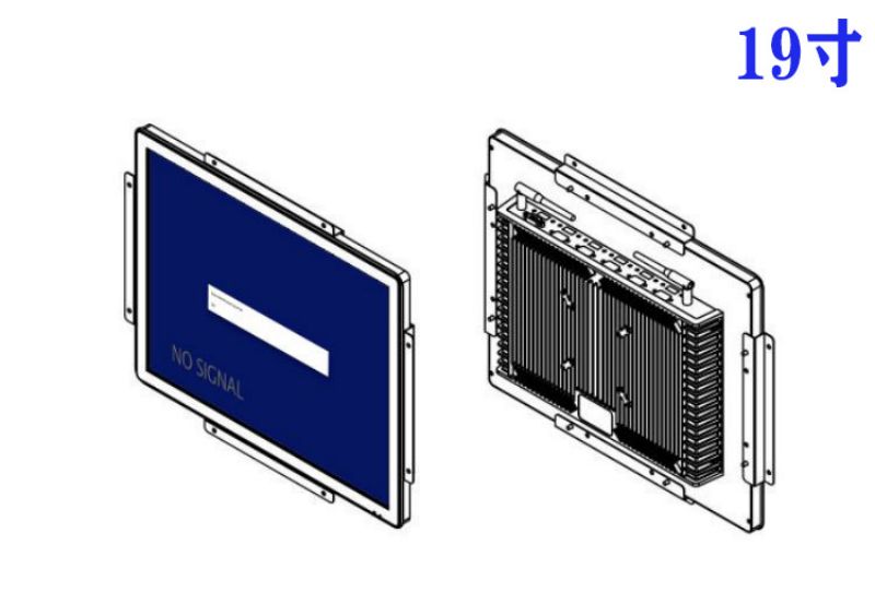 顯示器嵌入式安裝