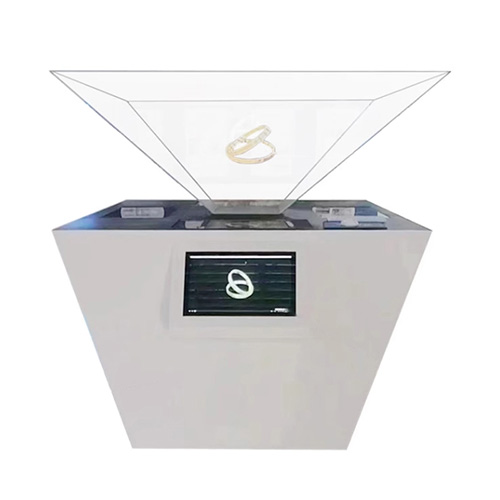展廳專用立體全息柜 觸摸互動(dòng)3D展柜支持定制三維投影顯示柜