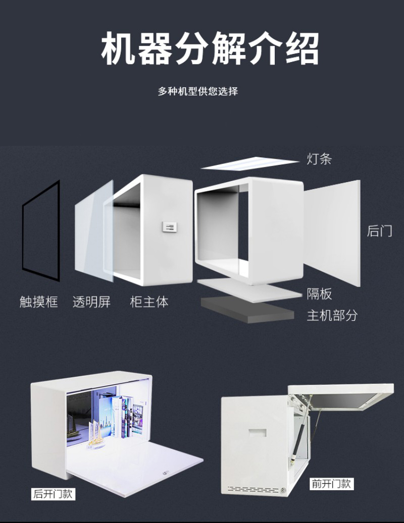 透明顯示屏展柜