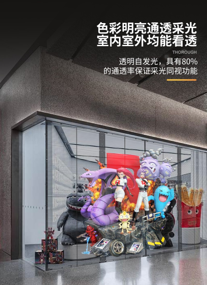 led貼膜玻璃屏