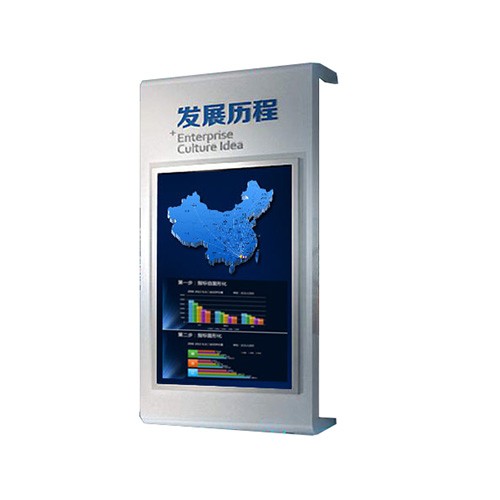 互動滑軌屏電動移動推拉式多媒體展廳手動弧形導(dǎo)軌觸摸廣告一體機(jī)