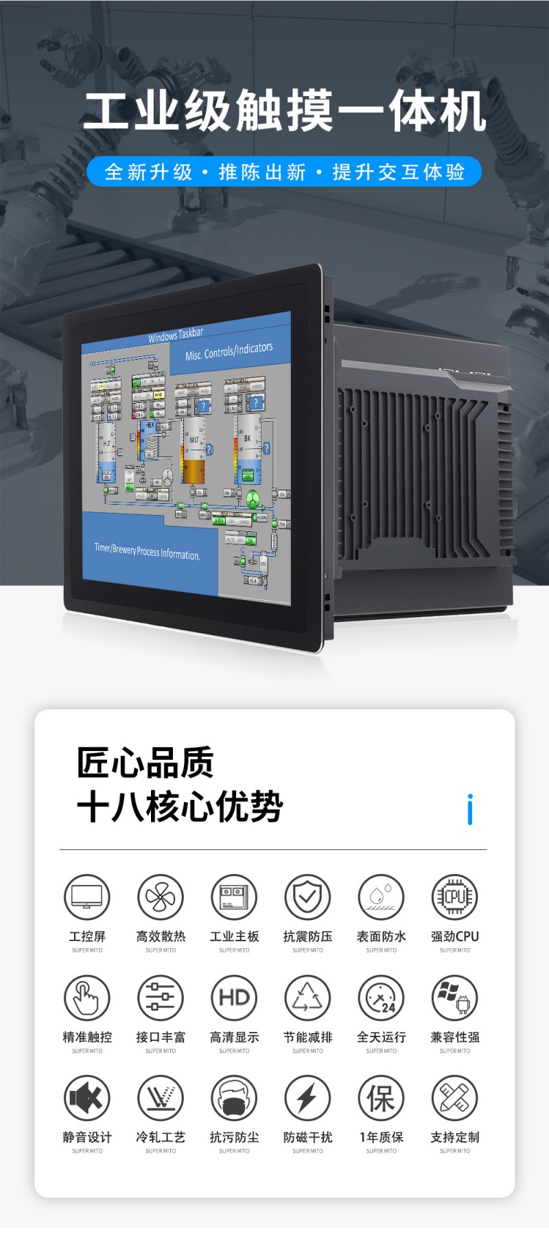 工業(yè)觸摸一體機報價