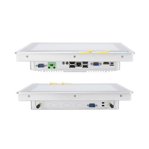 智顯通全封閉工控一體機嵌入式前置雙USB開關(guān)電容電阻觸摸車間防塵防水壁掛觸控工業(yè)平板電腦