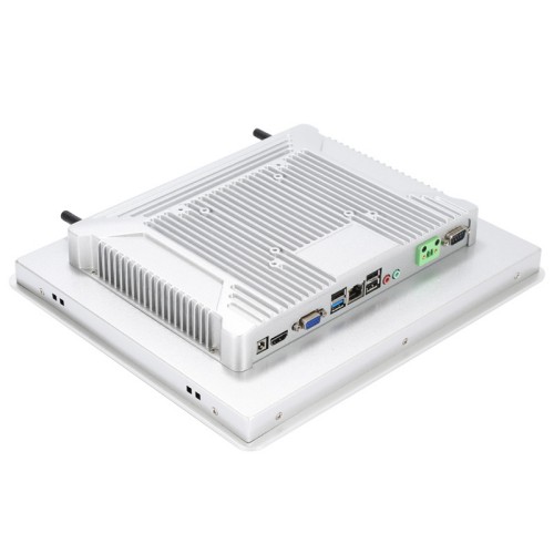 智顯通全封閉工控一體機嵌入式前置雙USB開關(guān)電容電阻觸摸車間防塵防水壁掛觸控工業(yè)平板電腦