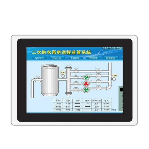嵌入式安卓工控一體機電容觸摸屏顯示器全封閉linux工業(yè)平板電腦