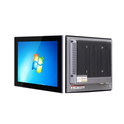 鋁合金全封閉嵌入式工控一體機工業(yè)觸摸屏平板電腦車間PLC